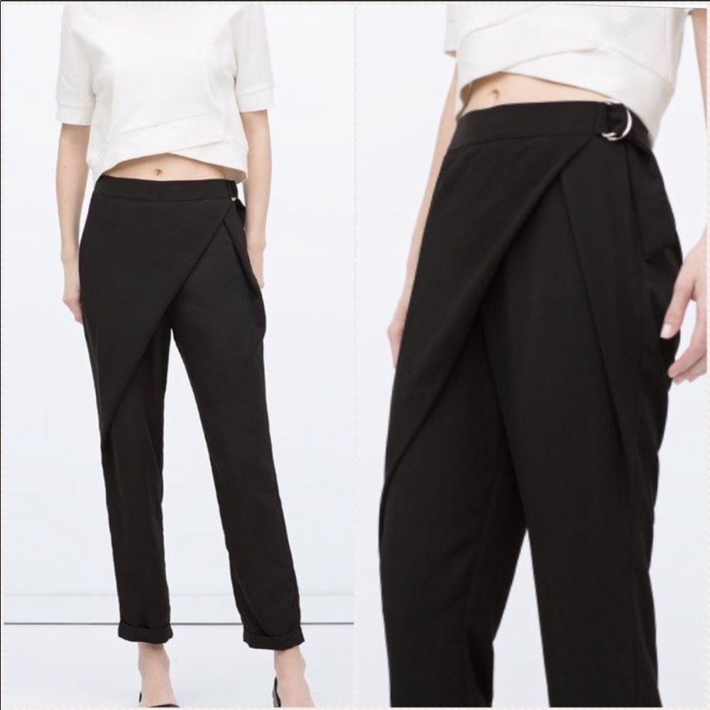 ❗️SOLD❗️ZARA Wraparound Front Pants